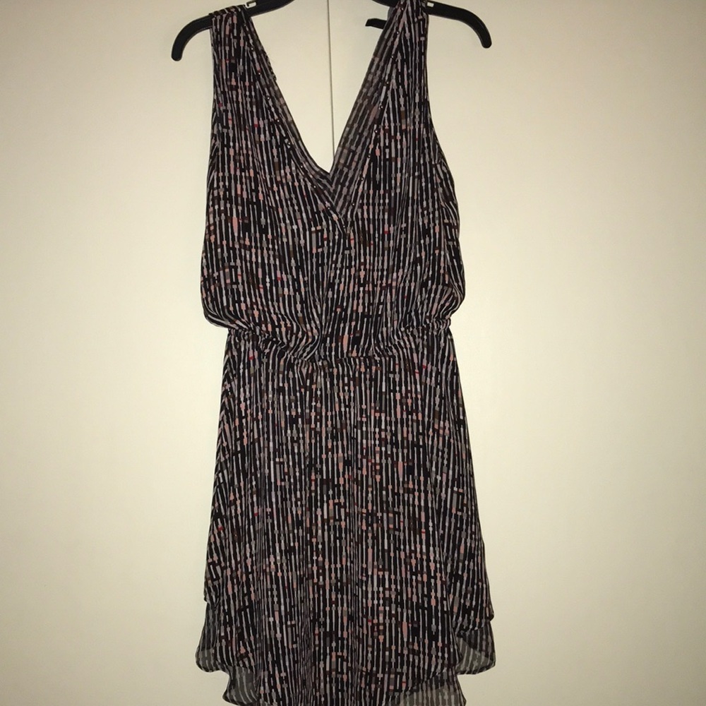 Multi colored striped dress